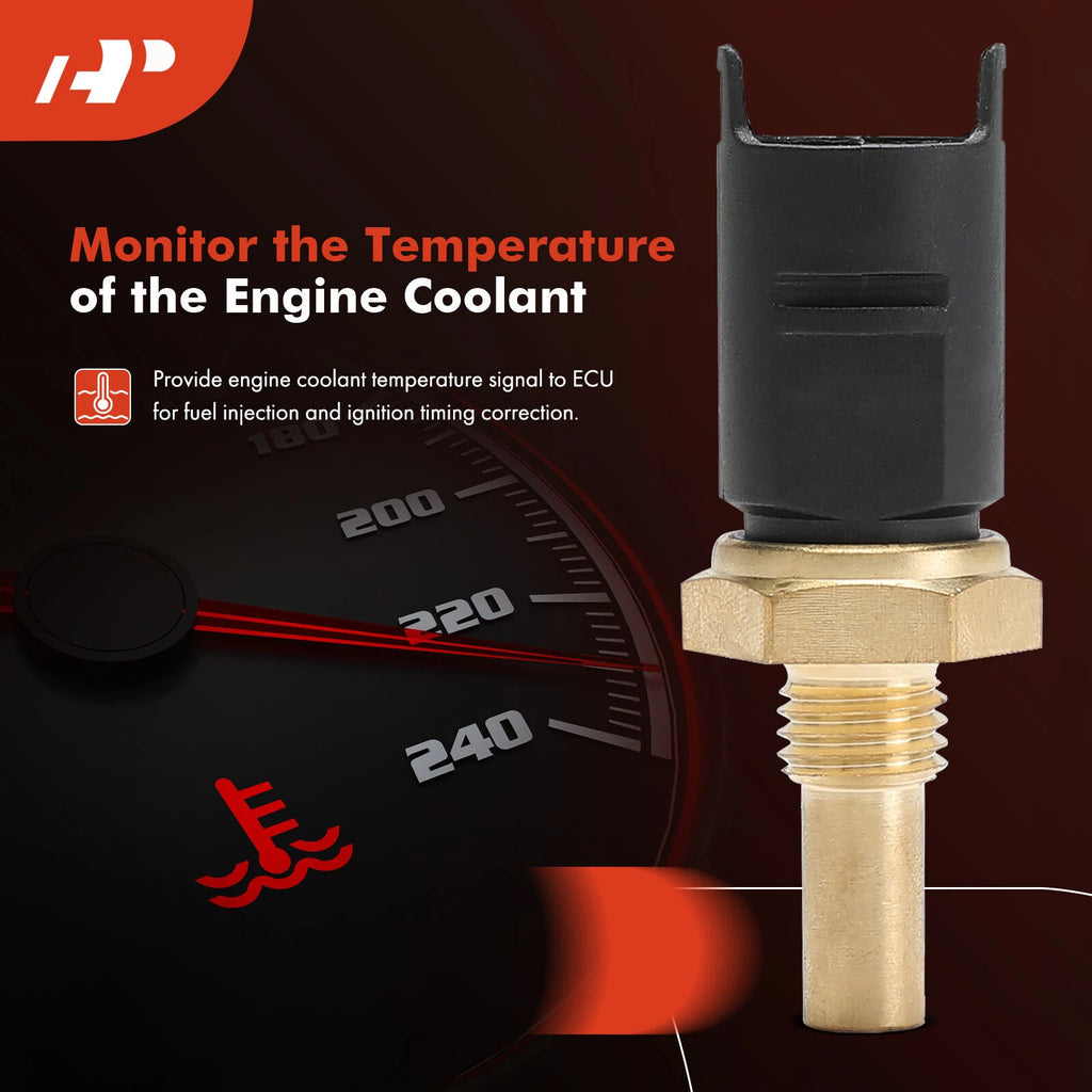 Engine Coolant Temperature Sensor for BMW 318is 328is 530i 850Ci M5 (1992–1999)