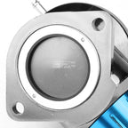 Universal Light Blue Type-FV 2-Bolt Blow Off Valve + 2.5" Dual Port Flange Adapter