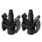 2Pcs Expansion Water Tank Water Hose Straight Connector Accessories for Car