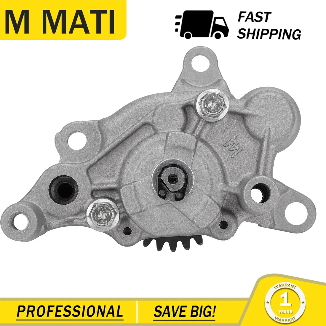 Oil Pump Assembly for Honda TRX300FW FourTrax 300 (1988–2000)