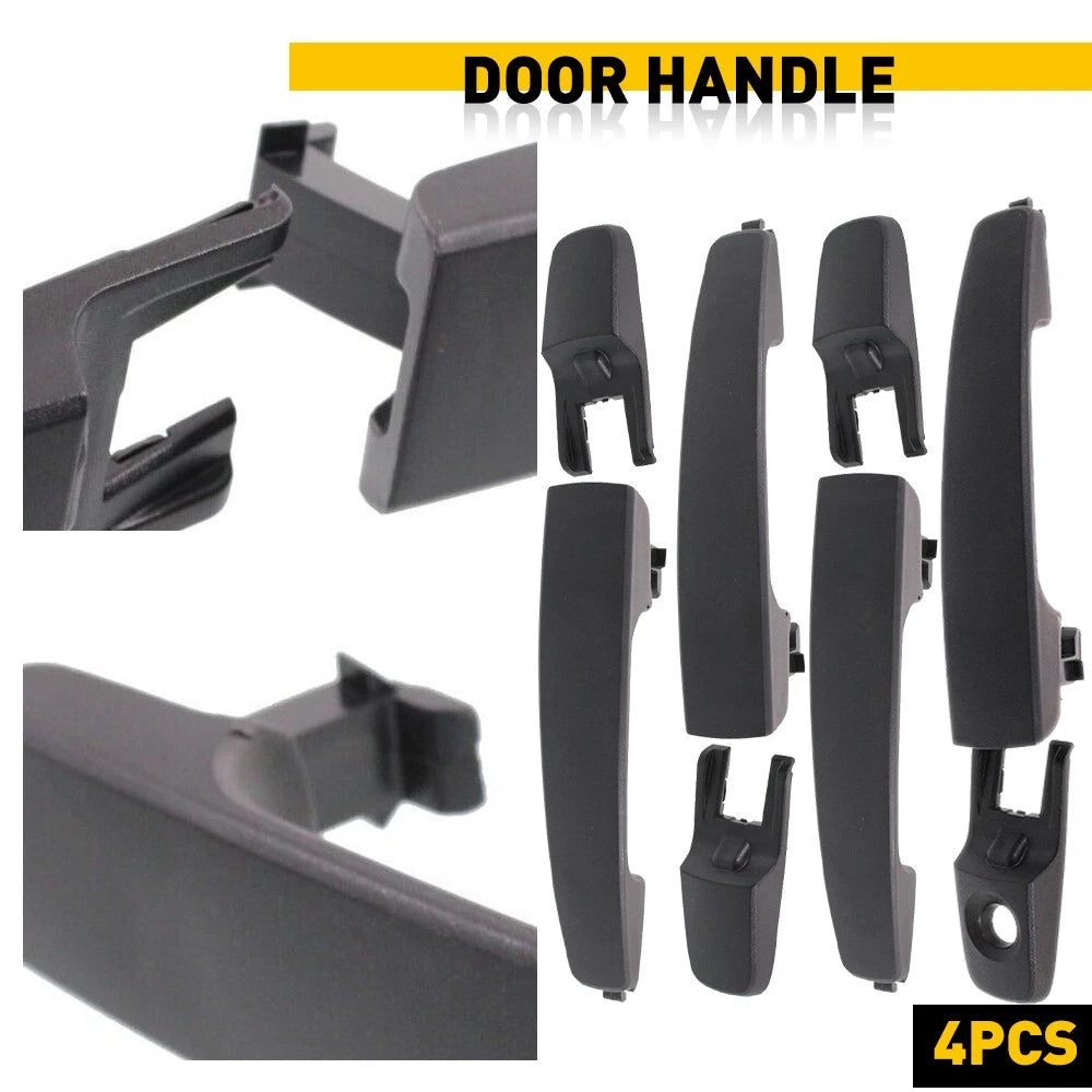 4x Outside Door Handles for Ford Focus (2008–2011)
