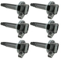 Set of 6 NGK Ignition Coils for Ford Edge Mercury Mazda 6 Lincoln MKS (2007–2019)