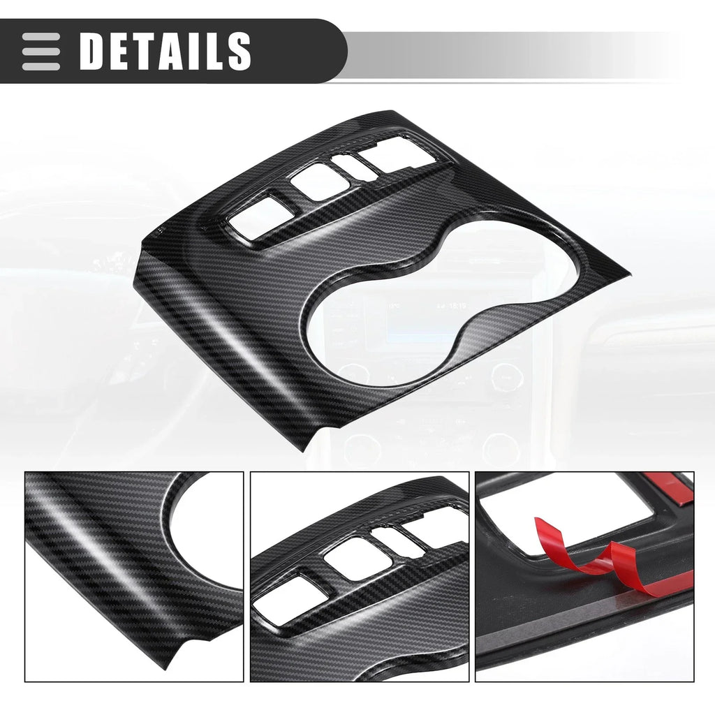 Central Control Gear Shift Panel Cup Holder Cover for Honda Ridgeline (2020-2023)