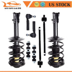 Front Struts Inner Outer Tie Rod Sway Bar Kit for Chrysler PT Cruiser (2001–2010)