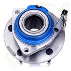 Front Brake Rotors & Ceramic Pads + Wheel Bearing Hub for Olds Aurora Intrigue