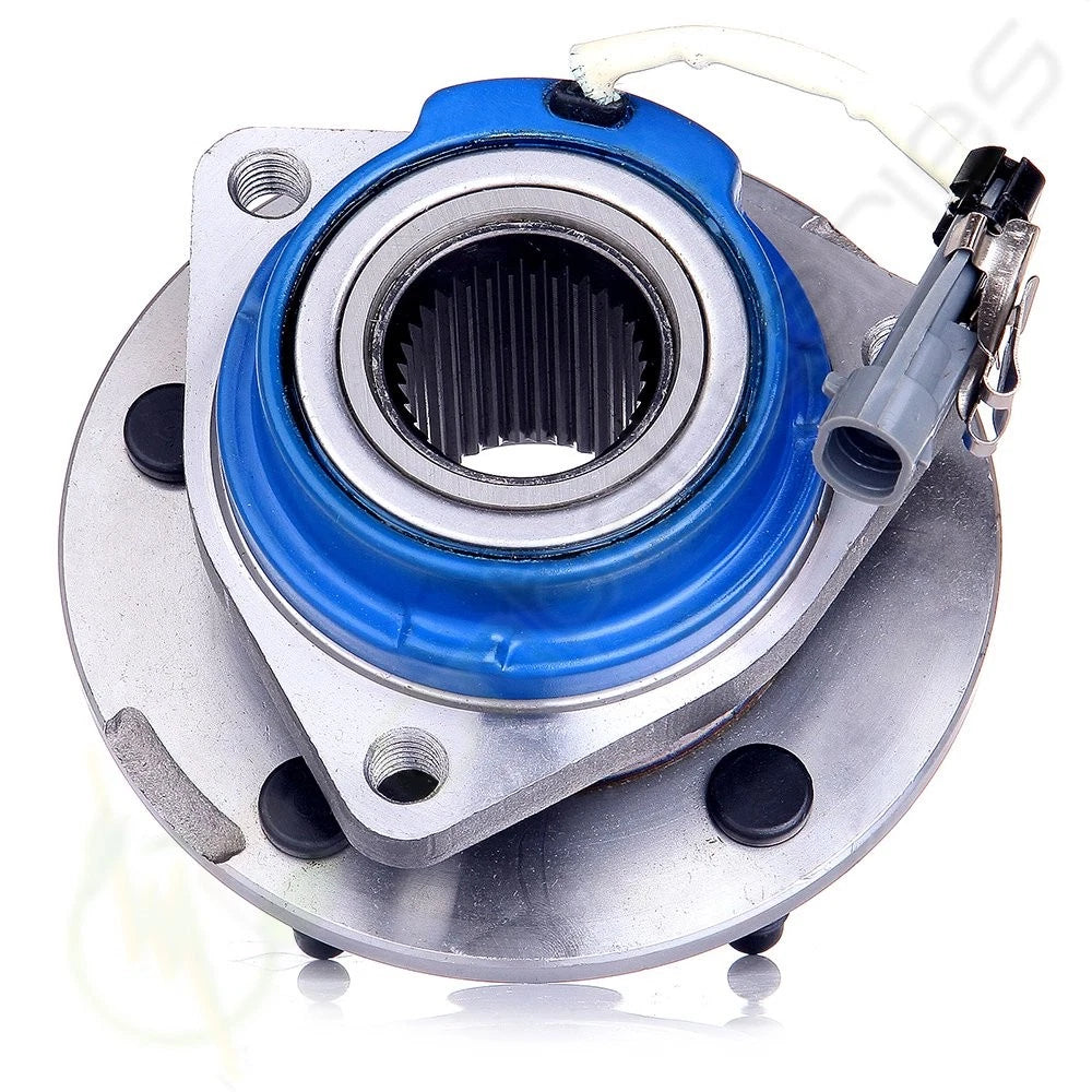 Front Brake Rotors & Ceramic Pads + Wheel Bearing Hub for Olds Aurora Intrigue