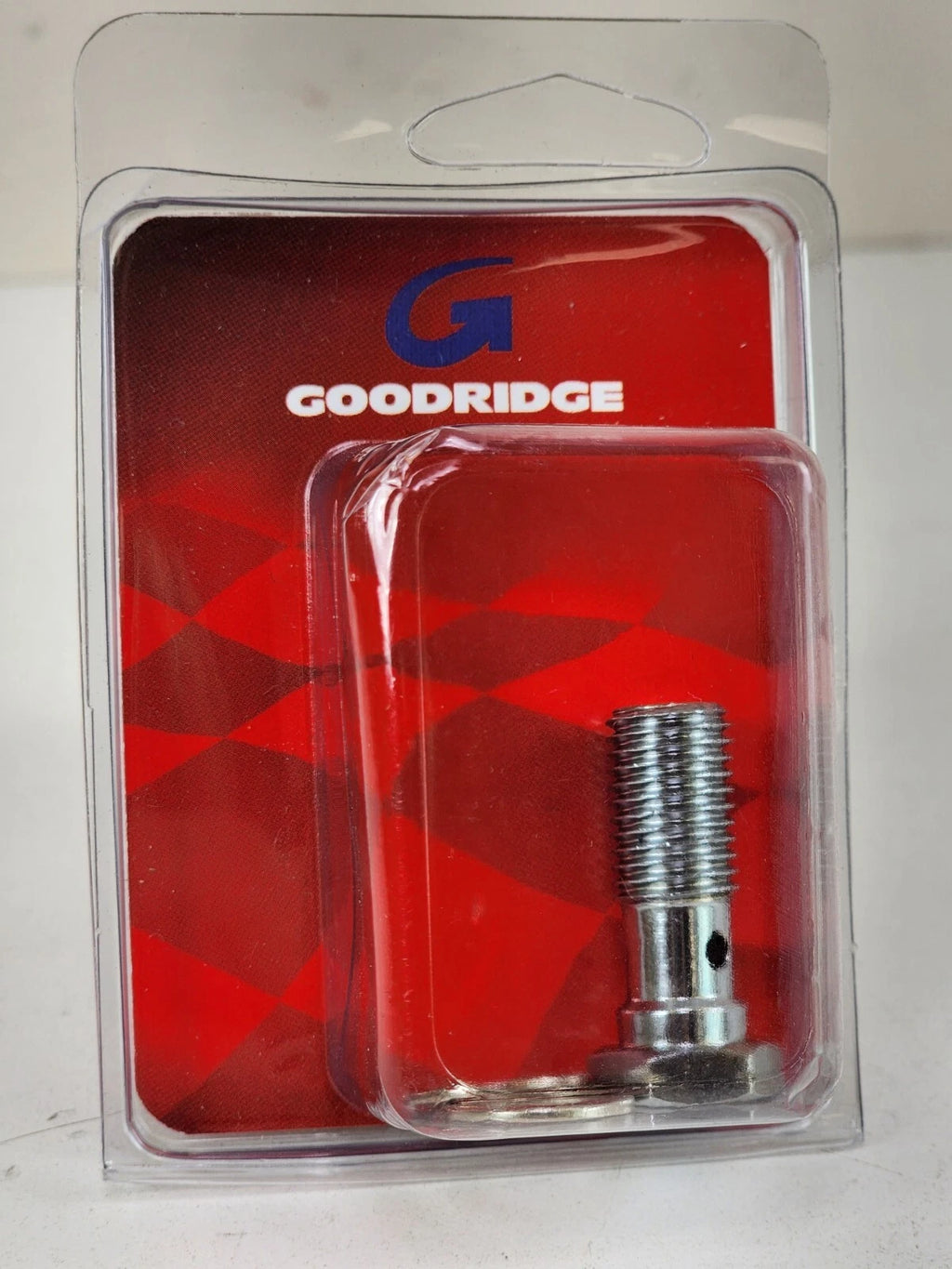 Goodridge Banjo Bolt 12mm x 1.5mm Chrome P992-04-M12CH for Sportster (2004–2013)