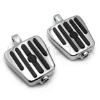 Chrome Rubber Footpegs for Suzuki Boulevard Intruder S83 VS1400 VZ800 (1997–2004)