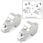 Silver Motor Handlebar Riser Clamp for Honda XADV-750 (2017-2019)