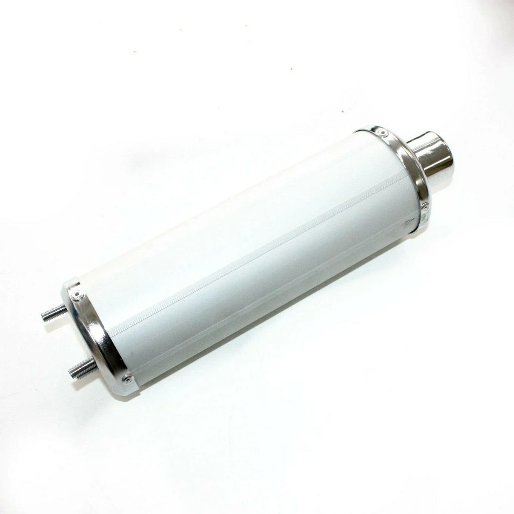 310mm Silver Alloy Exhaust Muffler for 110cc 125cc Quad Dirt Bike ATV
