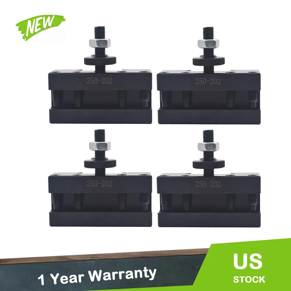 4Pcs BXA #2 Quick Change Tool Post Holder for Various Lathes (250-202)