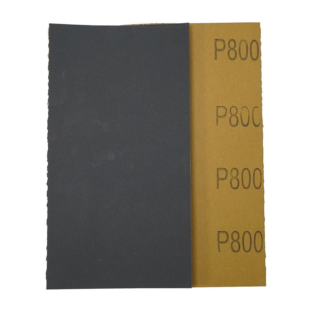 15 Sheets Wet Dry Sandpaper 400 to 3000 Grit for Wood Metal Plastic