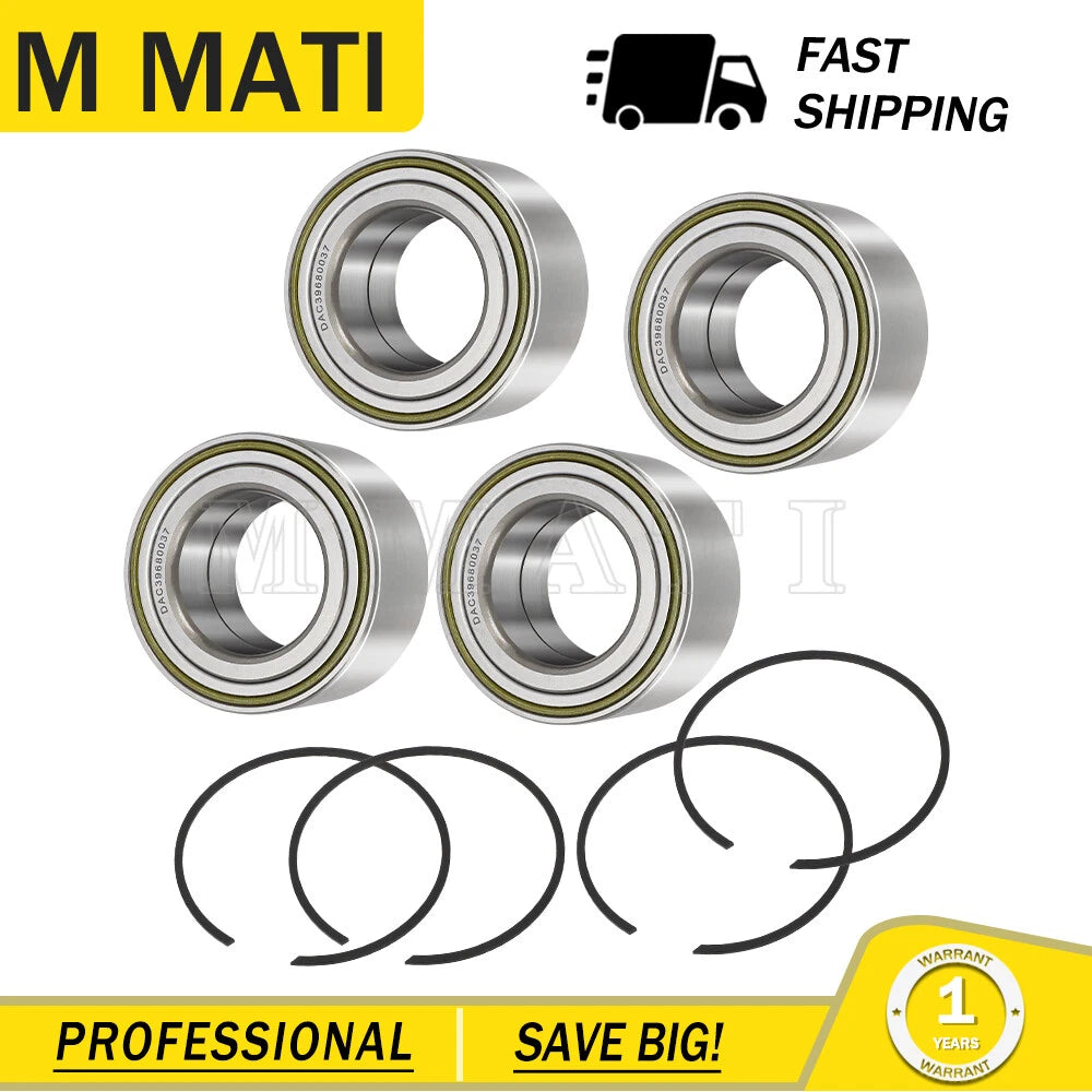 Set of 4 Wheel Bearings for Can-Am Maverick X3 R RR MAX (2017–2023)