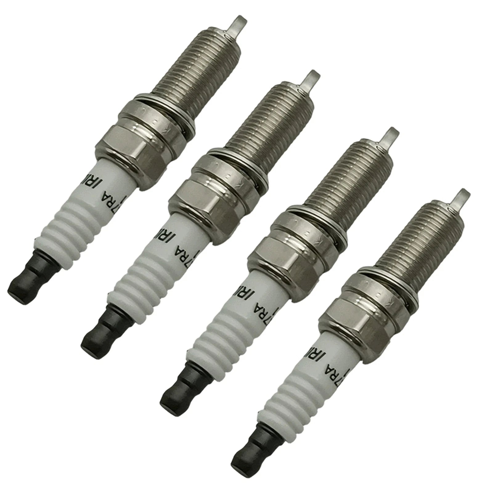 Set of 4 Double Iridium Spark Plugs for Kia Optima Hyundai Sonata Tucson (2011–2015)