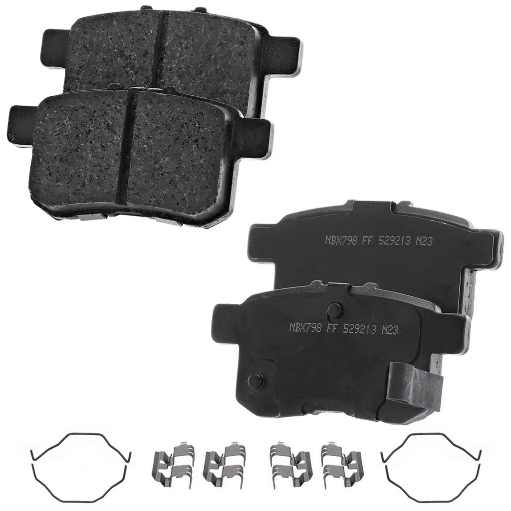 Rear Brake Disc and Pad Kit for Honda Accord (2008–2017) Ceramic