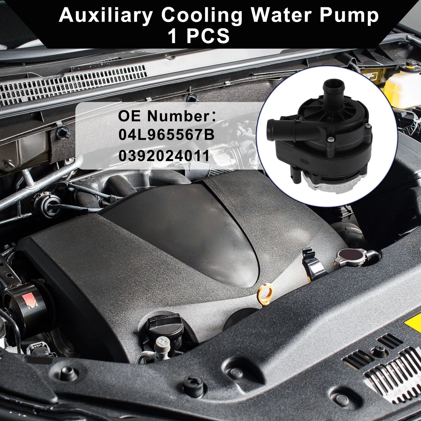 Auxiliary Cooling Water Pump for Audi A3 Sportback (2017–2018) No. 04L965567B