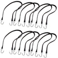 Set of 10 Bungee Cord Strap Tie Down for Flatbeds Vans Caravans