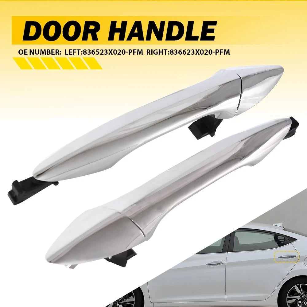 Exterior Outer Door Handle for Hyundai Elantra (2011–2016) Rear Left Right