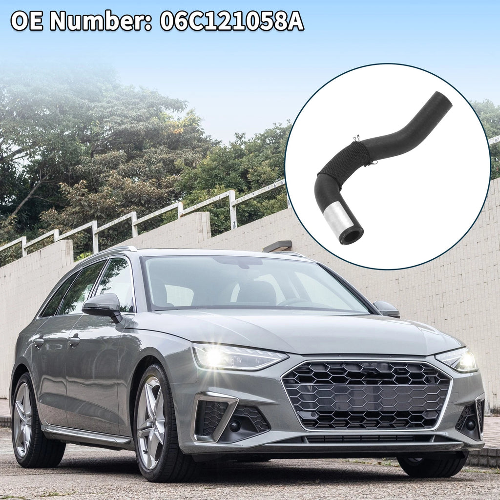 Radiator Hose Coolant Pipe for Audi A4 (2001–2004) No. 06C121058A Rubber