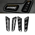 Carbon Fiber Seat Adjustment Switch Panel Cover for Audi A4 A5 S4 RS4