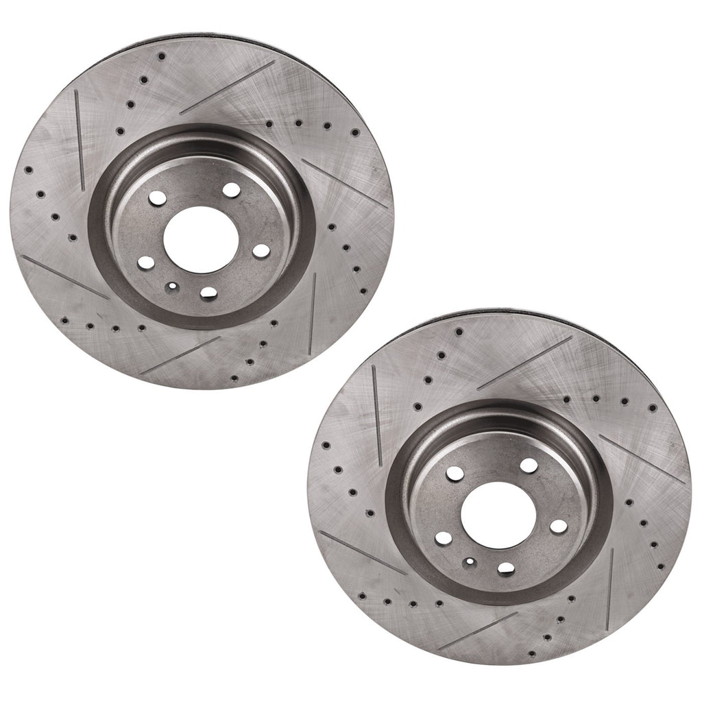 Front Brake Disc Rotors for Audi A6 Quattro A8 A7 S7 (2015–2016)
