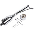 30" Chrome Tilt Steering Column with Wheel Adapter for Hot Rod (No Key)