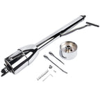 30" Chrome Tilt Steering Column with Wheel Adapter for Hot Rod (No Key)