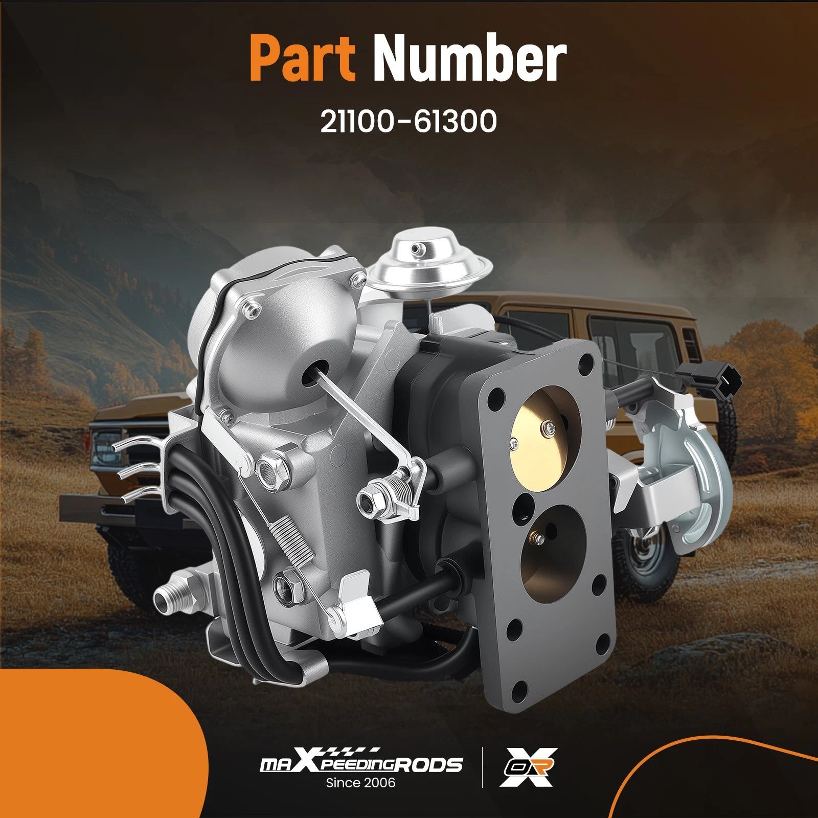 Manual Choke Carburetor for Toyota Land Cruiser 3F (1984–1992)