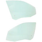 Set of 2 Front Door Glasses for Chevy Malibu