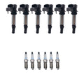 Set of 6 Ignition Coils & Denso Spark Plugs for Acadia Traverse