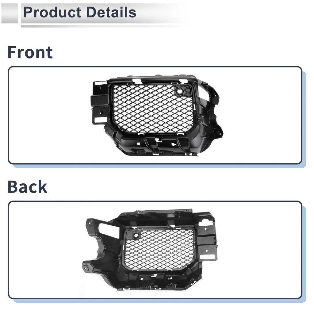 1 Pc Fog Light Grill for Mercedes-Benz (No.4638850154) (2019–2023) Black