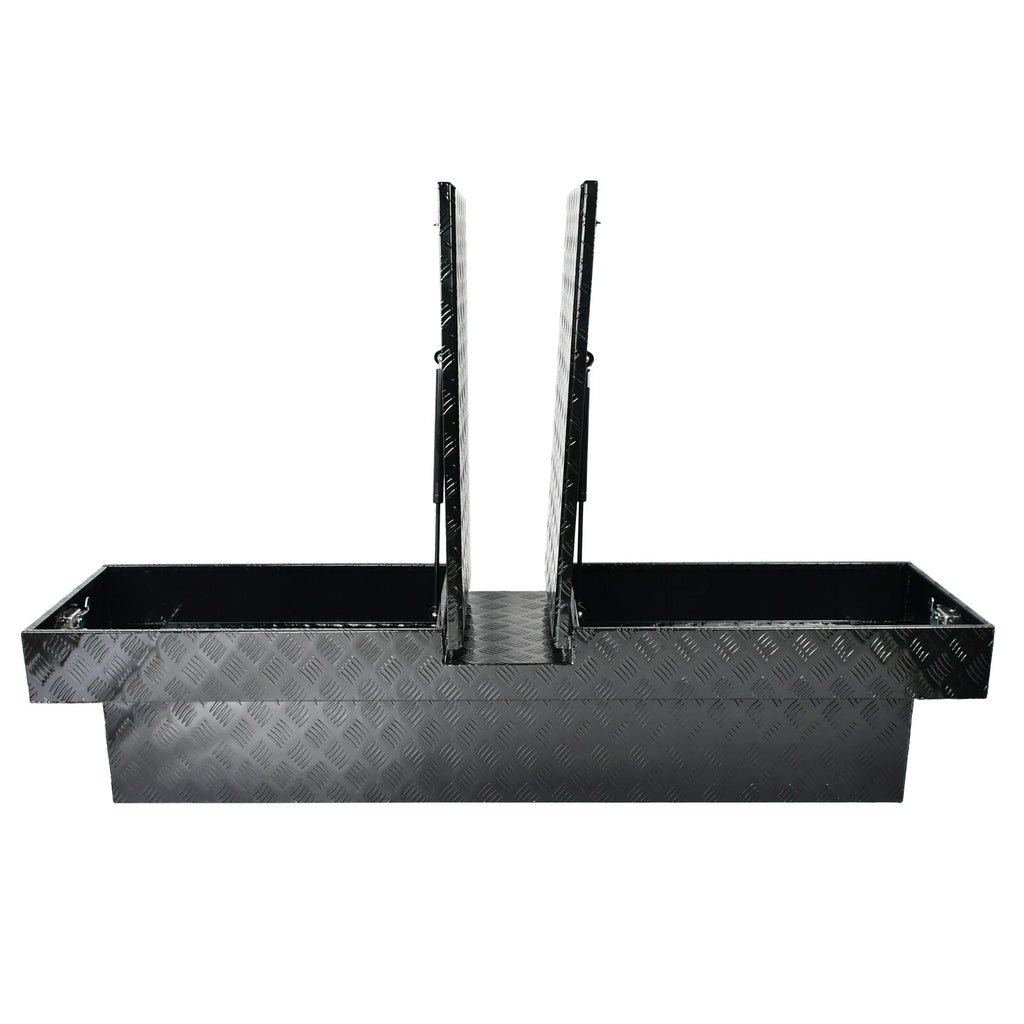 72" Aluminum Double Lid Gull Wing Tool Box for Pickup Trucks
