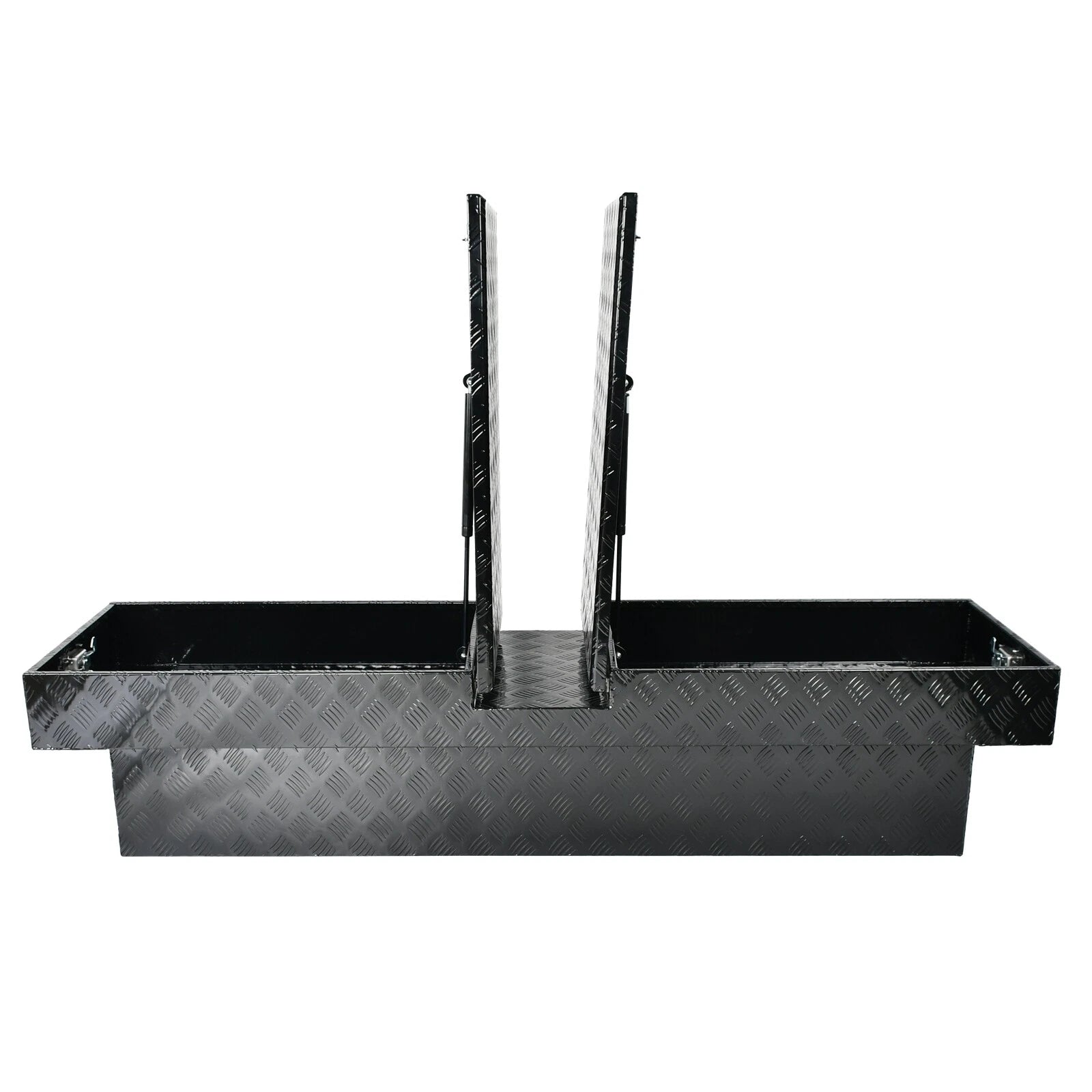 72" Aluminum Double Lid Gull Wing Tool Box for Pickup Trucks