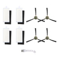 Set of 4 Indoor Cleaning Filters & Side Brushes for Compatible Models