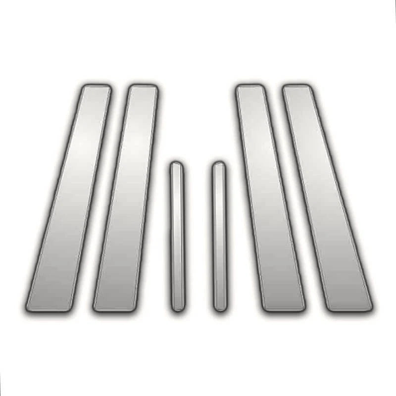 6Pc Chrome Pillar Post Covers Replacement for Pontiac G8 (2009–2010)