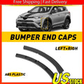 Set of 2 Front Bumper End Caps for Toyota RAV4 (2016â2018) Textured
