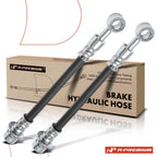 2X Rear Outer Brake Hydraulic Hose for Honda Ridgeline (2006–2014)