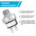 1/4 NPT Air Compressor Pressure Switch Off Valve 90-120PSI for Tank