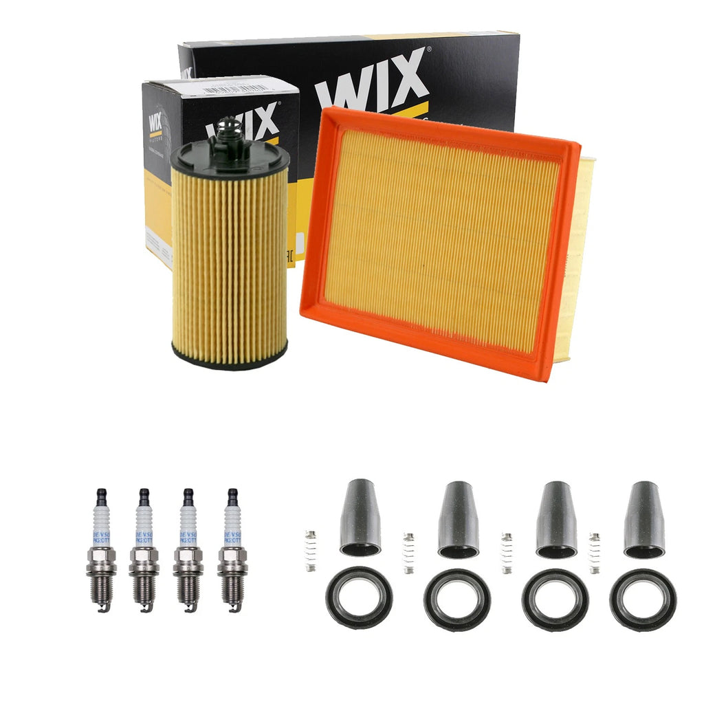 Tune Up Kit with 4 Spark Plugs & Coil Boots for Chevrolet Sonic (2012–2020)
