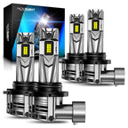 4X HB3 HB4 9005+9006 LED Headlight Bulb Kit for Universal Vehicles (18000LM)