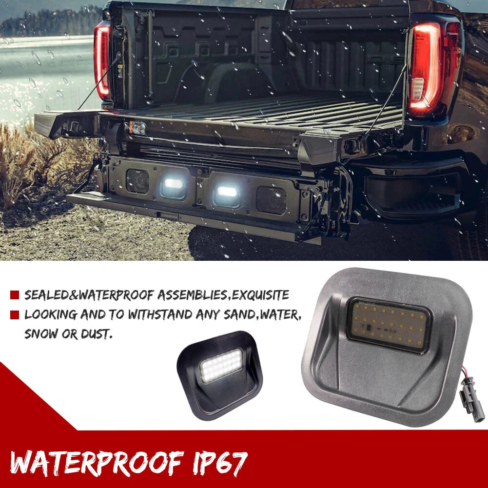 2PC Full Housing Rear Step Light for GMC Sierra 2019–2021