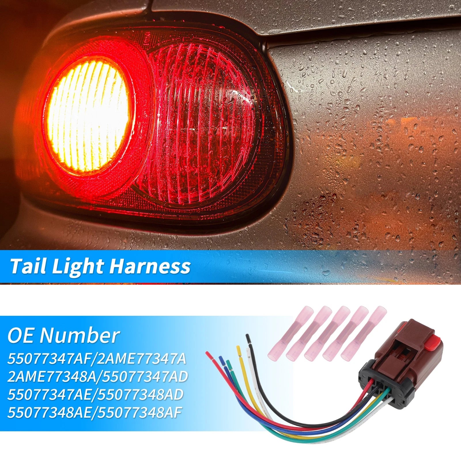 Tail Light Harness for Dodge Ram 2500 (2003–2006) No.55077347AF