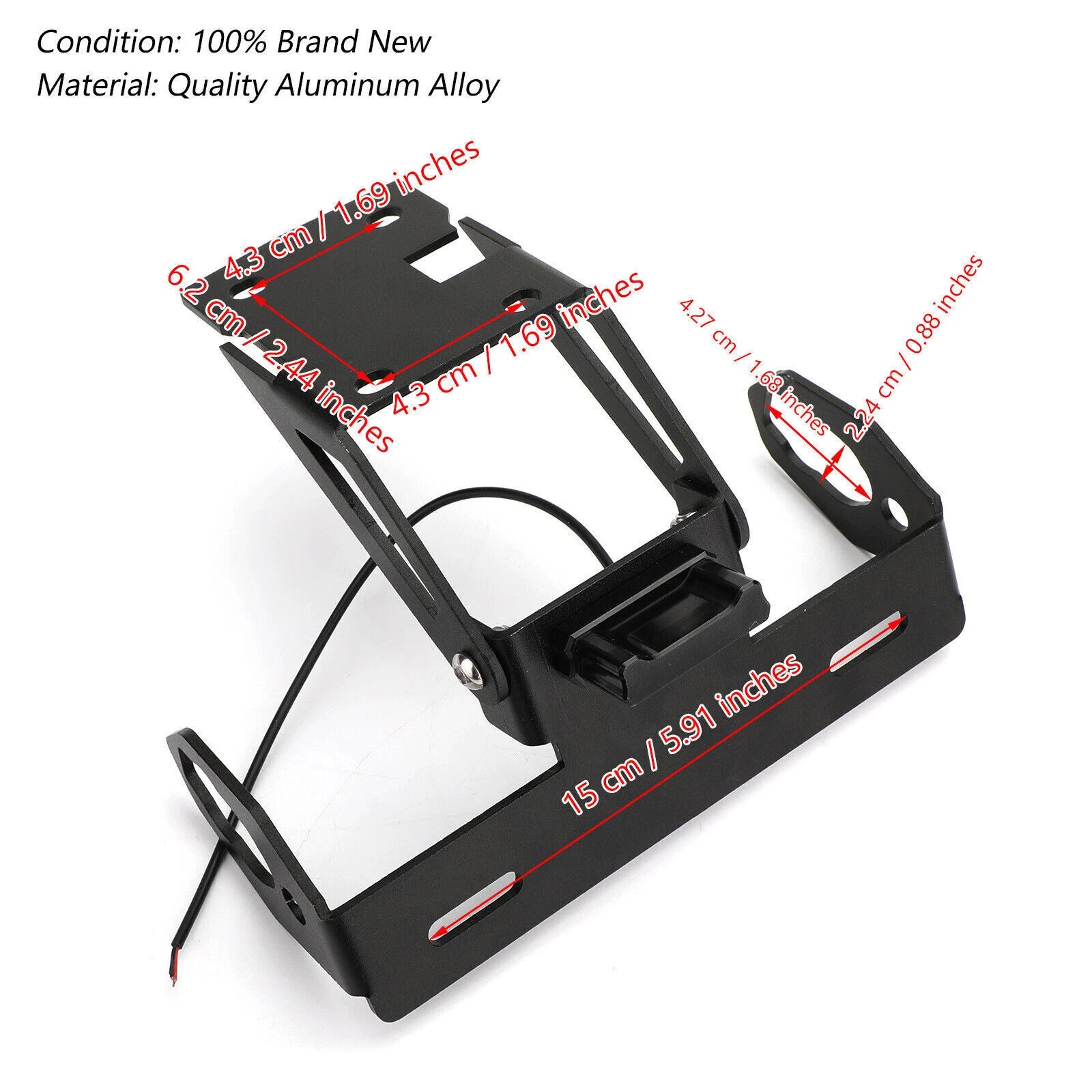 License Plate Holder for Kawasaki Z650 Ninja 650 (2017–2018) T9