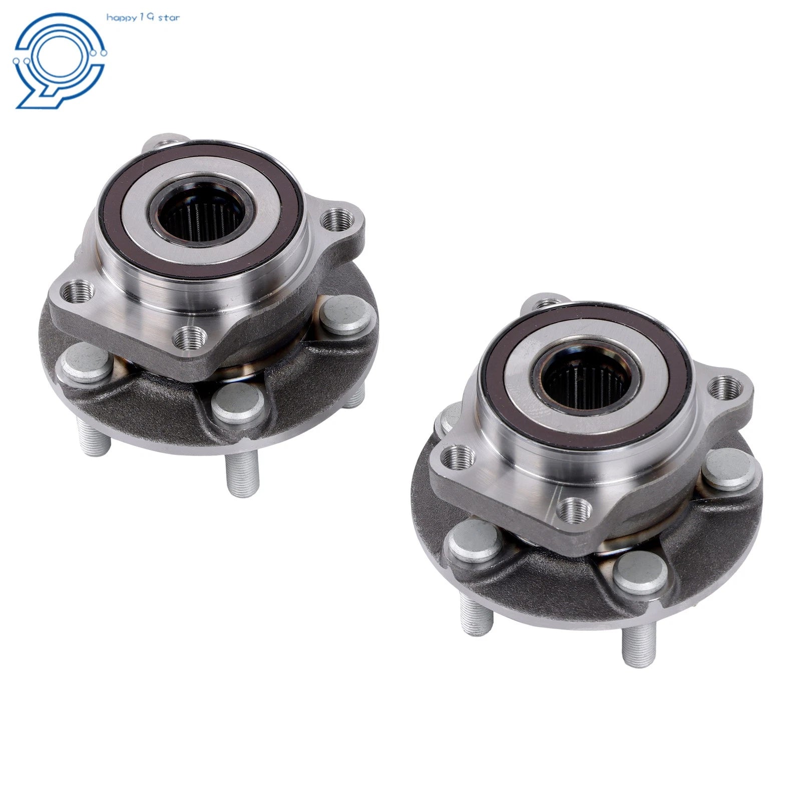 Front Wheel Bearing Hub 5 Lugs Pair for Subaru Forester Impreza (2014–2018)