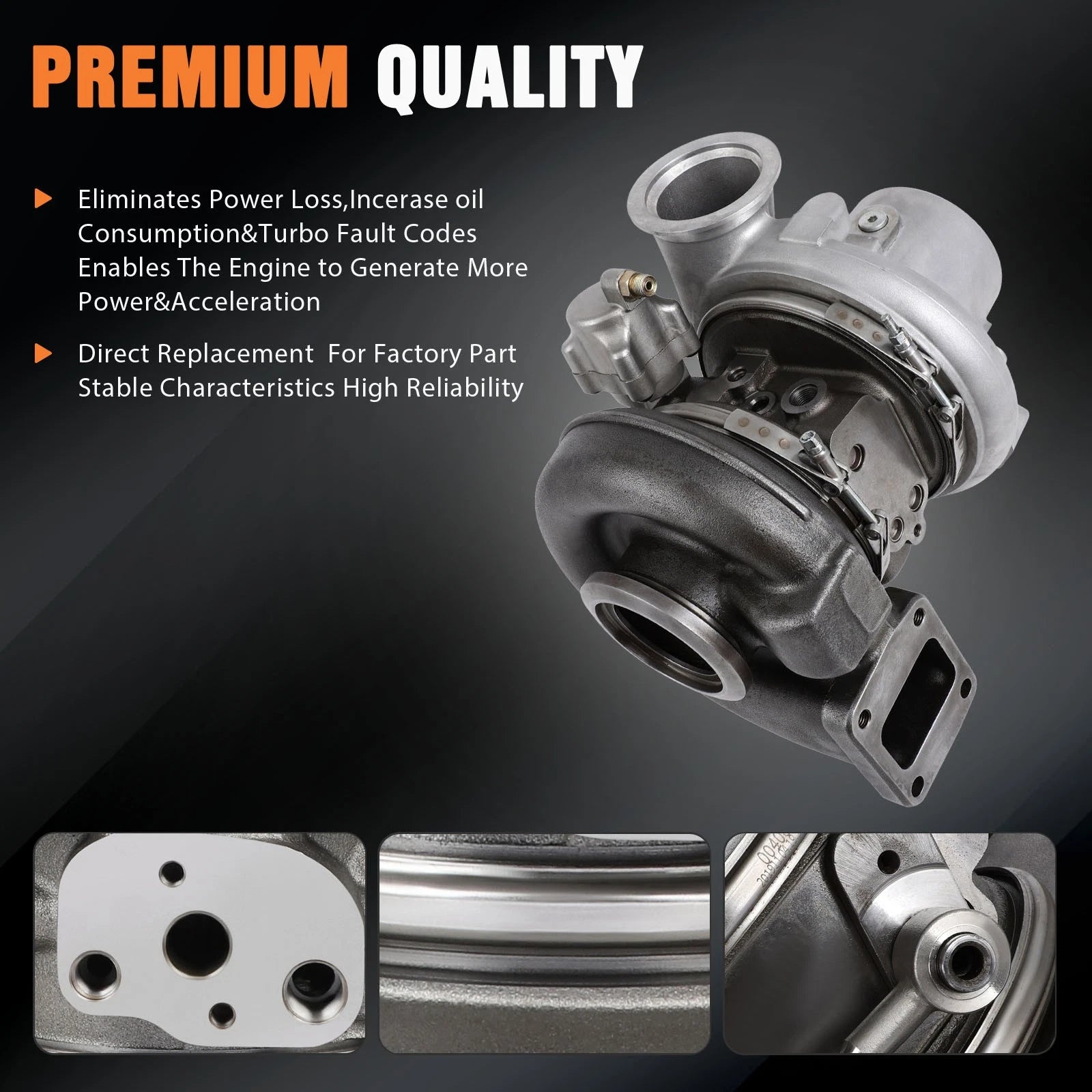Turbocharger for Cummins Volvo ISX QSX15 (2004-2004)