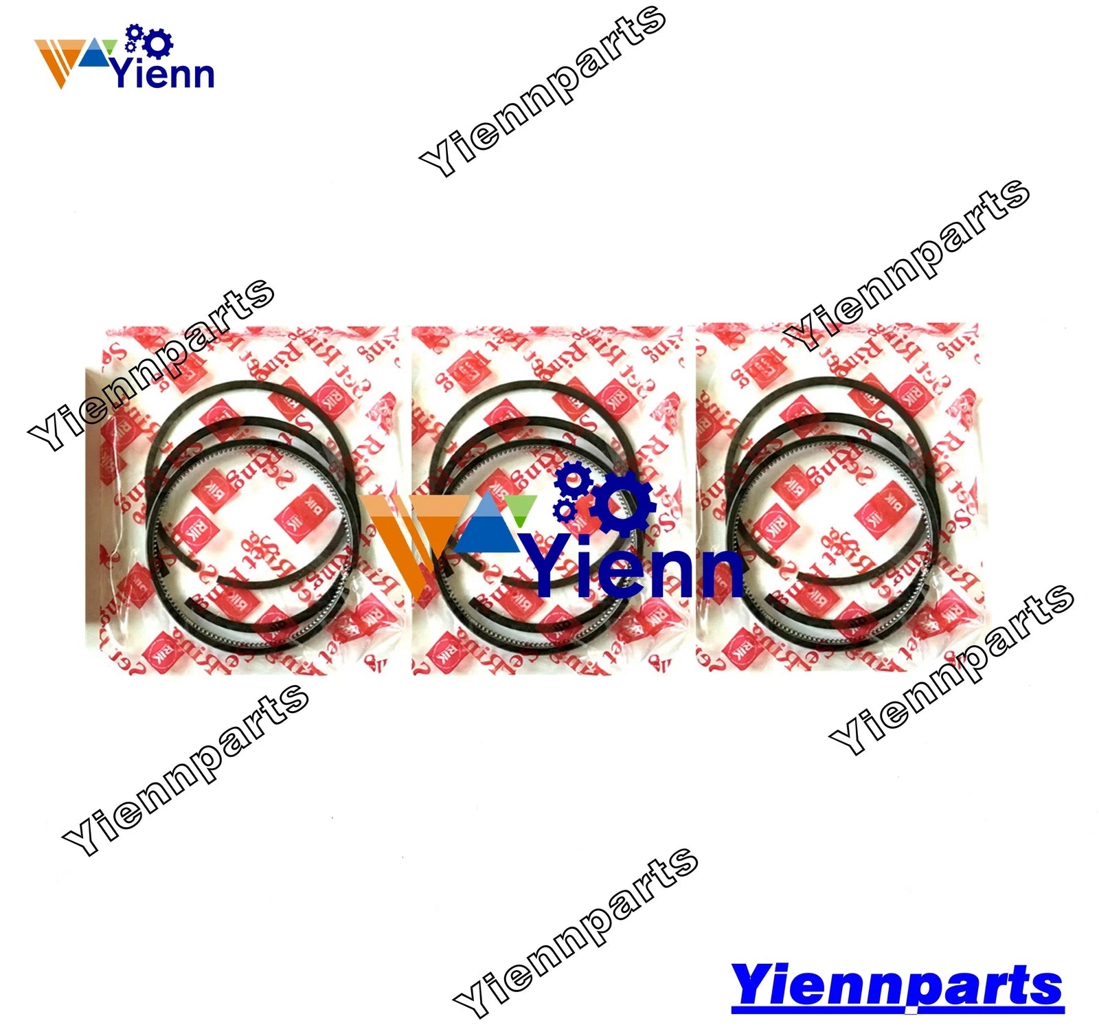 Piston Ring Set for Yanmar B32 B3 B27 (3D84N-2C, 3TN84E, 3TN84L, 3TN84T)
