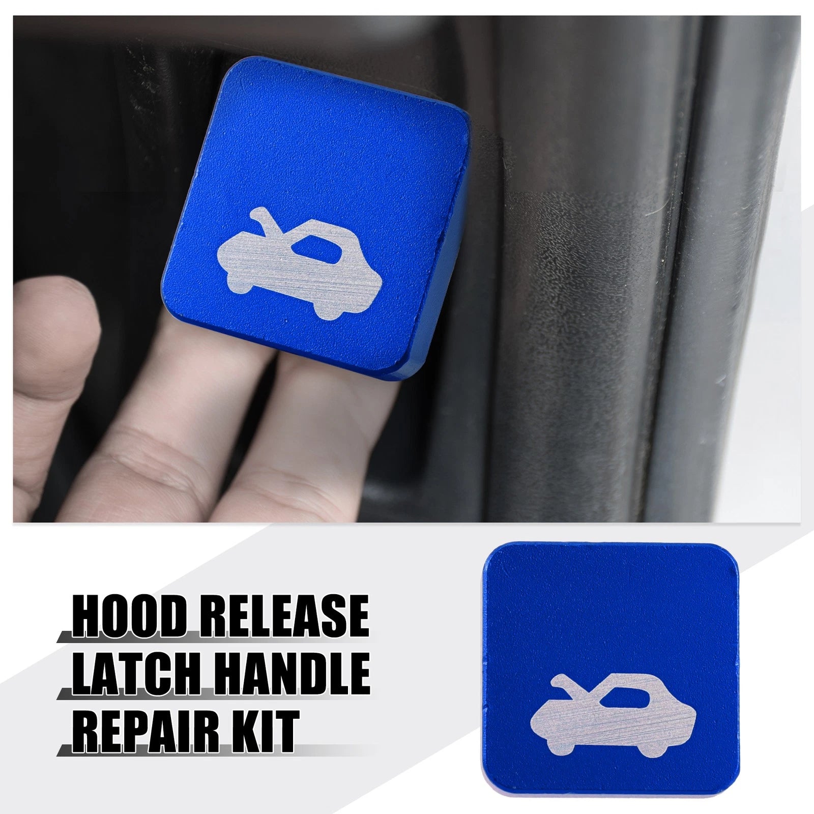 Set of 2 Car Hood Release Latch Handle Repair Kit for Honda CR-V (1997–2006)