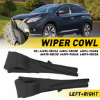 Pair Front Windshield Wiper Cowl Covers for Nissan Murano (2015â2017)