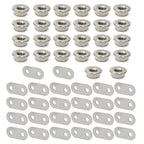 Set of 2 Steel Battery Bus Bars & Nuts for Toyota Prius (2004–2015)