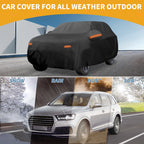 Waterproof Car Cover for Volkswagen Tiguan (2017–2023) 190T-PU with Zipper